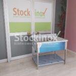 ΛΑΝΤΖΑ ΑΝΟΙΧΤΗ ΜΕ 1 ΓΟΥΡΝΑ, 100*70*85/95 cm