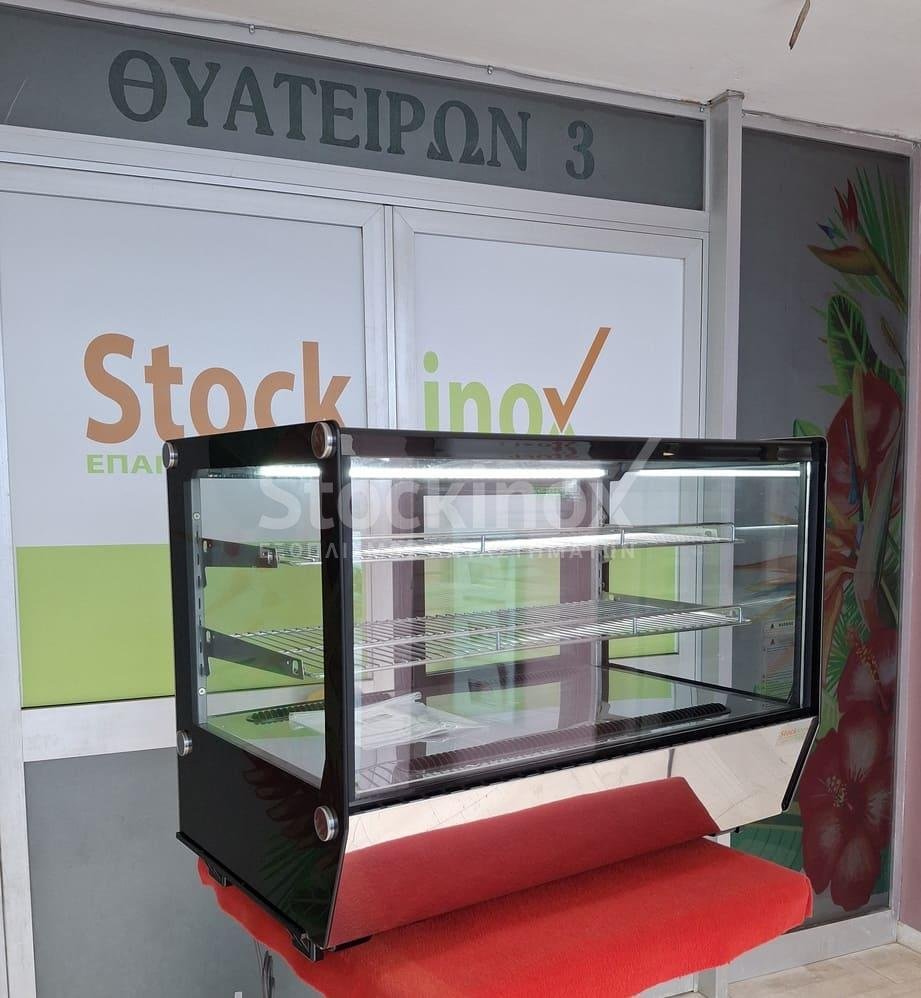 SITE 2025 - GN 900 RT 998 X 998 (2) ΒΙΤΡΙΝΑ ΨΥΧΟΜΕΝΗ ΕΠΙΤΡΑΠΕΖΙΑ, 4 ΟΨΕΙΣ / ΠΑΝΟΡΑΜΙΚΗ 88*56.6*68 cm - Image 1