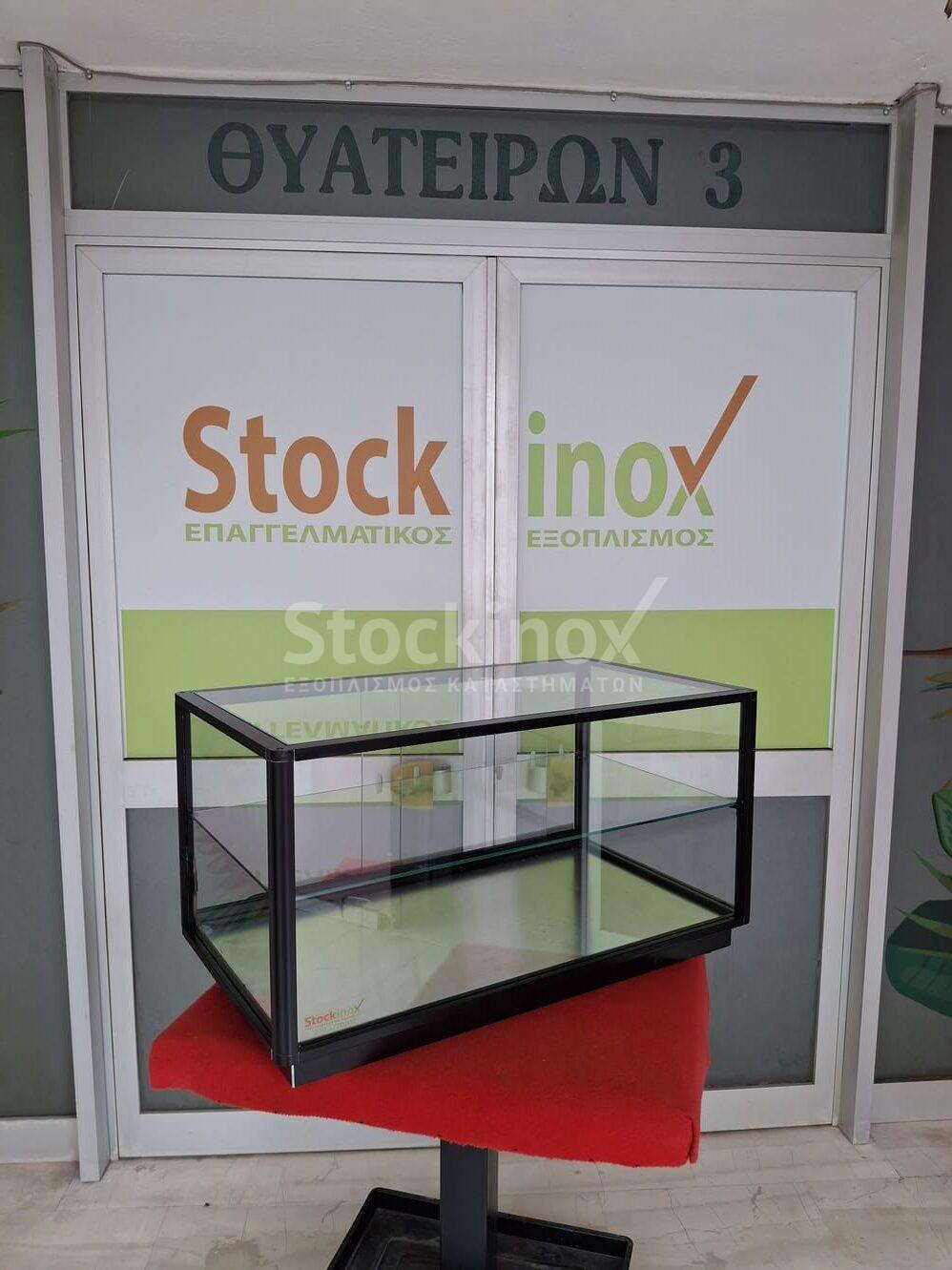 VF ΤΣΒ 180 998 X 998 (2) ΒΙΤΡΙΝΑ ΘΕΡΜΑΙΝΟΜΕΝΗ ΕΠΙΤΡΑΠΕΖΙΑ 80*45*45 cm - Image 1