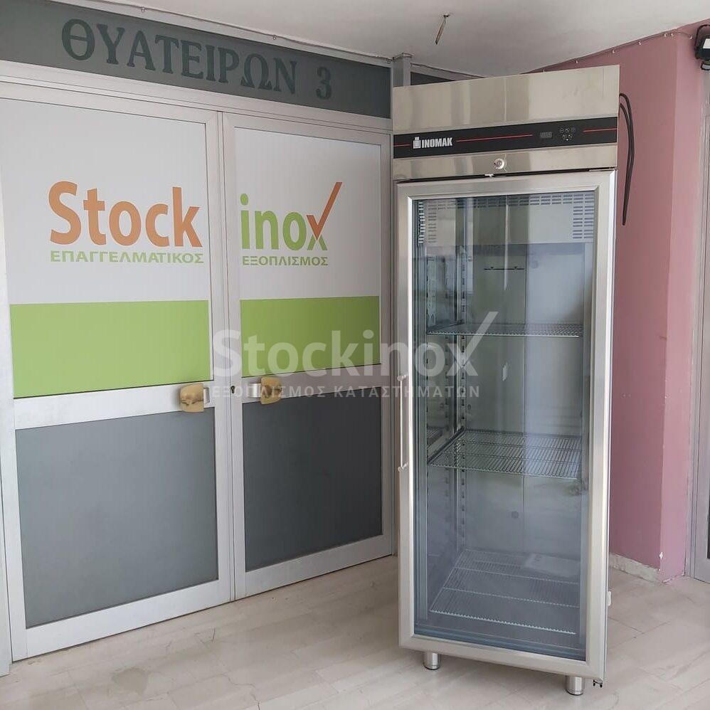 ΨΥΓΕΙΟ ΘΑΛΑΜΟΣ ΒΙΤΡΙΝΑ 1 ΠΟΡΤΑ (2) ΒΙΤΡΙΝΑ ΚΑΤΑΨΥΞΗ, 1 ΠΟΡΤΑ 72*87*210 cm & ΕΝΣΩΜΑΤΩΜΕΝΗ ΜΗΧΑΝΗ - Image 1