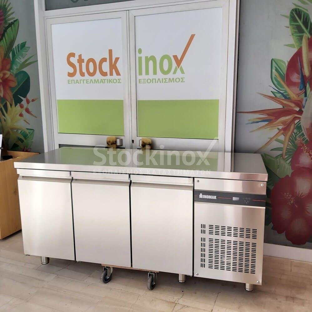 ΨΥΓΕΙΟ ΠΑΓΚΟΣ ΜΕ 3 ΠΟΡΤΕΣ (18) ΣΥΝΤΗΡΗΣΗ, 3 ΠΟΡΤΕΣ 179*70*87 cm & ΕΝΣΩΜΑΤΩΜΕΝΗ ΜΗΧΑΝΗ - Image 1